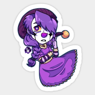 [OC] Chibi Ube Sticker